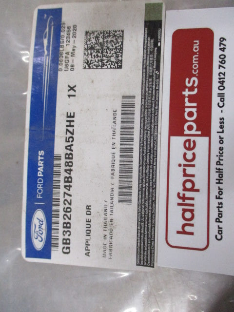 Ford BA Falcon Genuine B-Pillar Black Out Tape New Part