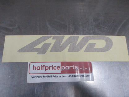 Ford Courier Dual cab 4WD/Mazda B2500 Genuine Rear Right Or Left Tub Decal New Part