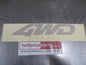 Ford Courier Dual cab 4WD/Mazda B2500 Genuine Rear Right Or Left Tub Decal New Part