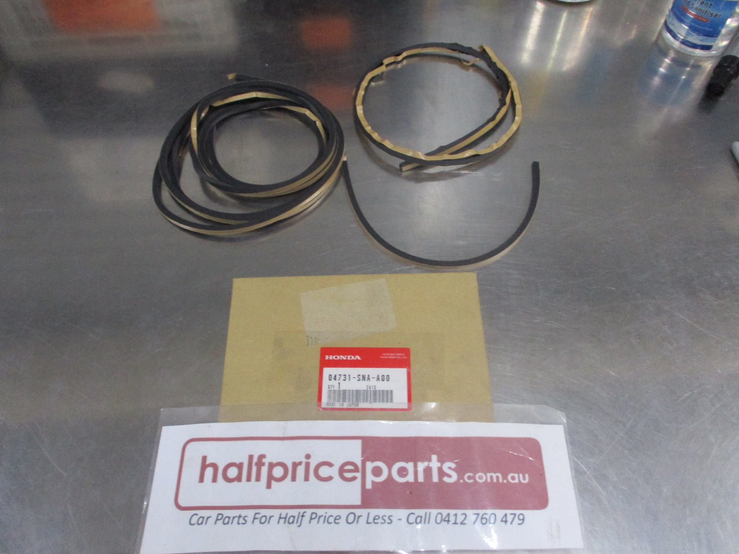 Honda Civic Genuine Rubber Set Front Windshield Dam New Part