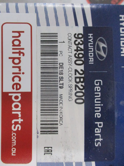 Hyundai Santa Fe Genuine Clock Spring Assembly New Part