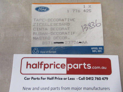 Ford Mondeo MKII Genuine Right Hand Rear Side Stone Chip Transfer Film New Part
