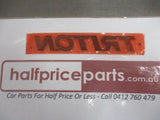 Mitsubishi ML-MN Triton Genuine Tail Gate Chrome Emblem New Part