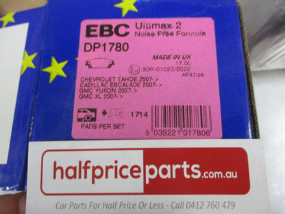 EBC Rear Brake Pad Set Suits Cadillac-Chevrolet New Part