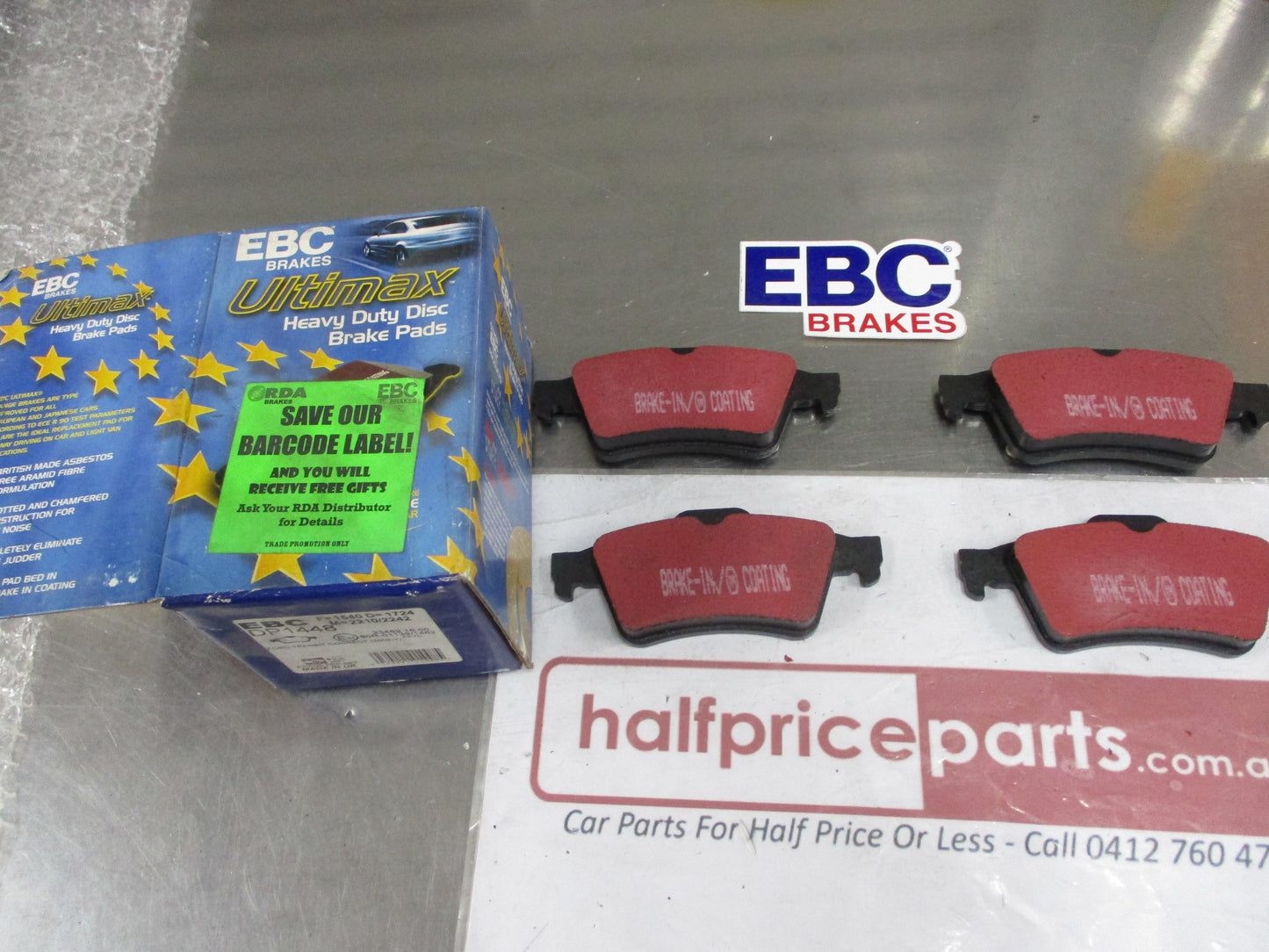 EBC Rear Disc Brake Pad Set Suits Ford Transit-Tourneo New Part