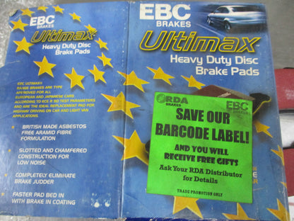 EBC Rear Disc Brake Pad Set Suits Ford Transit-Tourneo New Part