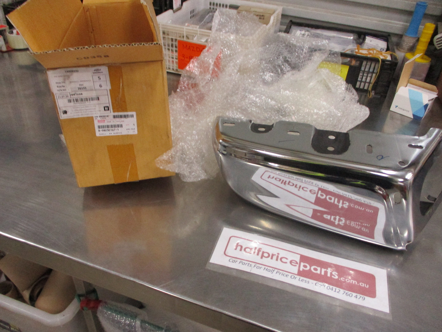 Holden TF Rodeo Genuine Left Hand Rear Bumper Chrome Corner New Part