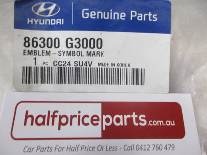 Hyundai Elantra Genuine Chrome Front Grille Emblem New Part