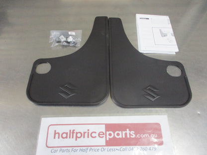 Suzuki Swift SZ-L Genuine Rear Rubber Flexible Mud Flap Set New Part