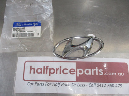 Hyundai Accent/Elantra/Sonata/Tucson Genuine Chrome Front Grille Emblem New Part