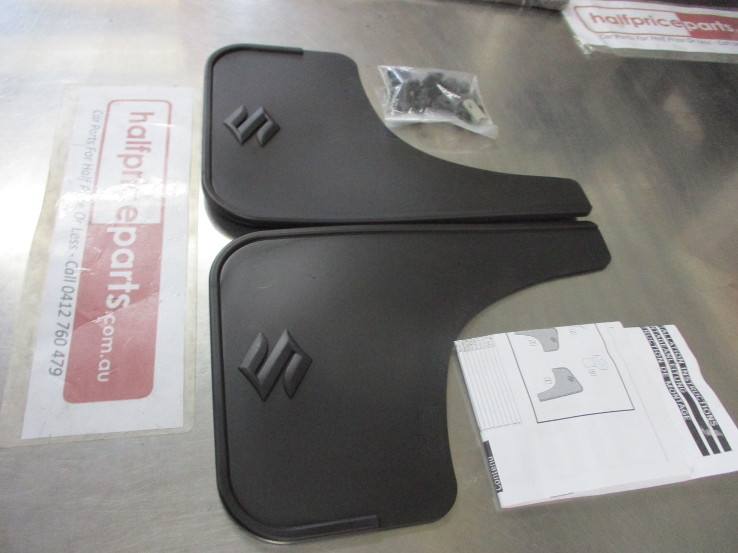 Suzuki Swift SZ-L Genuine Front Rubber Flexible Mud Flap Set New Part