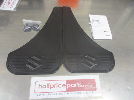 Suzuki Grand Vitara 3 Door Genuine Rear Flexible Rubber Mud Flap Set New Part