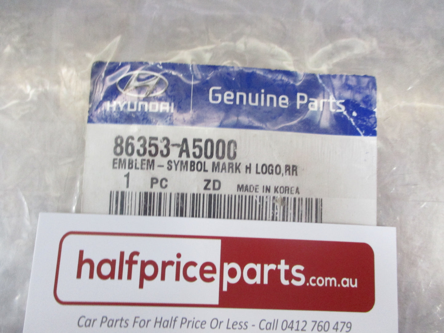Hyundai Elantra Genuine Chrome Front Grille Emblem New Part