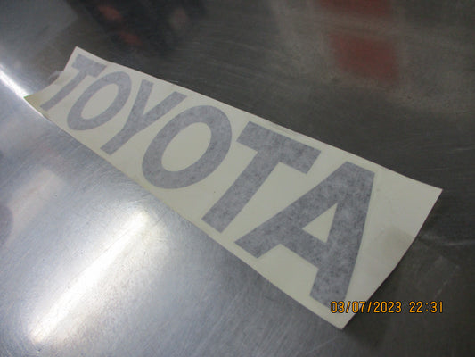 Toyota Hilux Genuine Alloy Tray Decal New Part