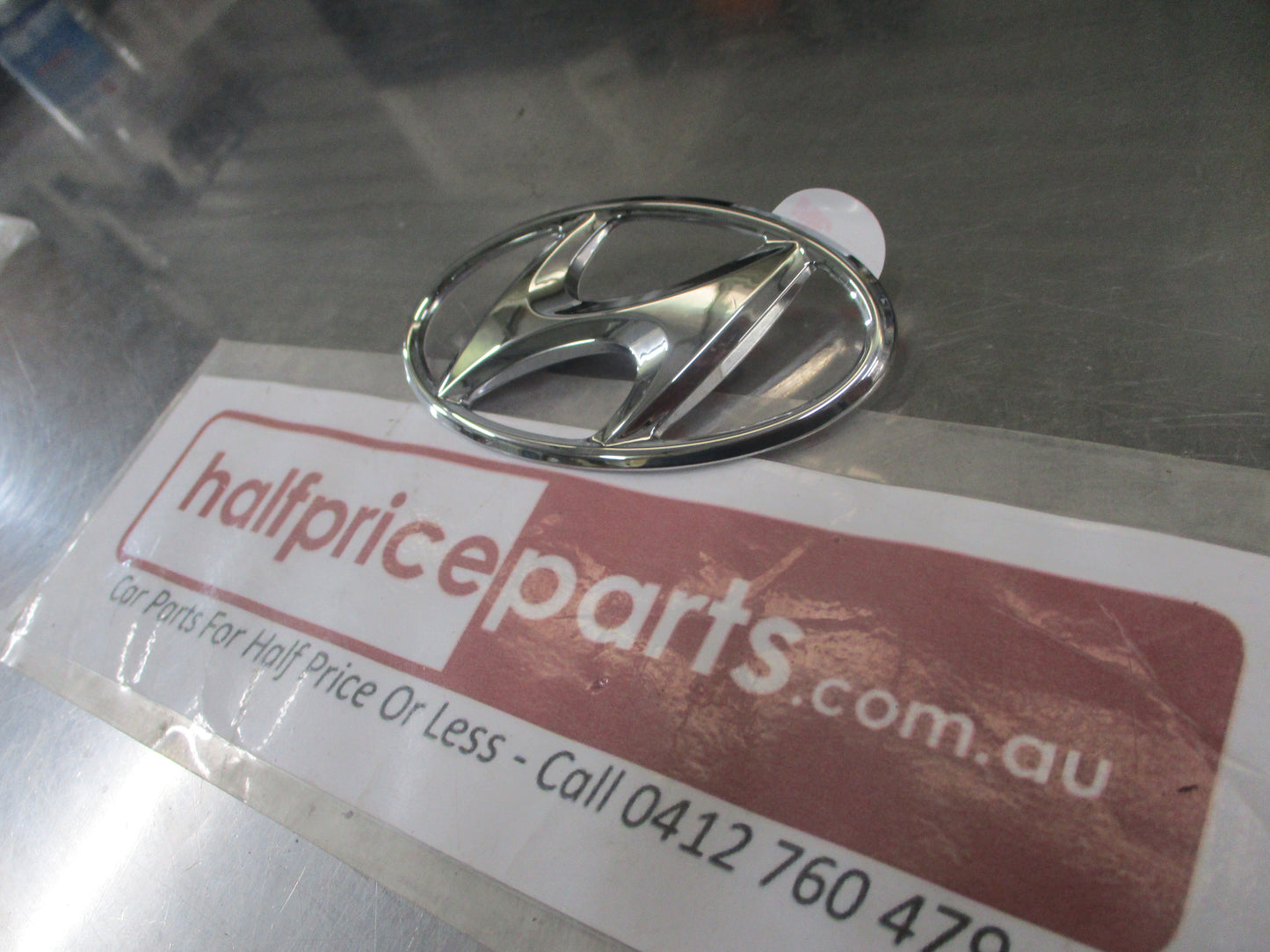 Hyundai Accent Sedan Genuine Rear Chrome Boot Lid Emblem New Part
