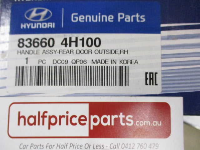 Hyundai iLoad Genuine Right Hand Rear Outer Sliding Door Handle New Part