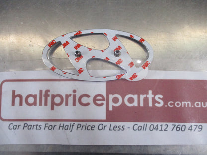 Hyundai Accent Sedan Genuine Rear Chrome Boot Lid Emblem New Part