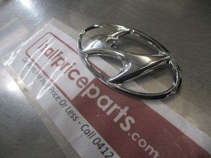 Hyundai Elantra/Tucson/Genesis/Santa Fe/Sonata Genuine Chrome Rear Boot Emblem New Part