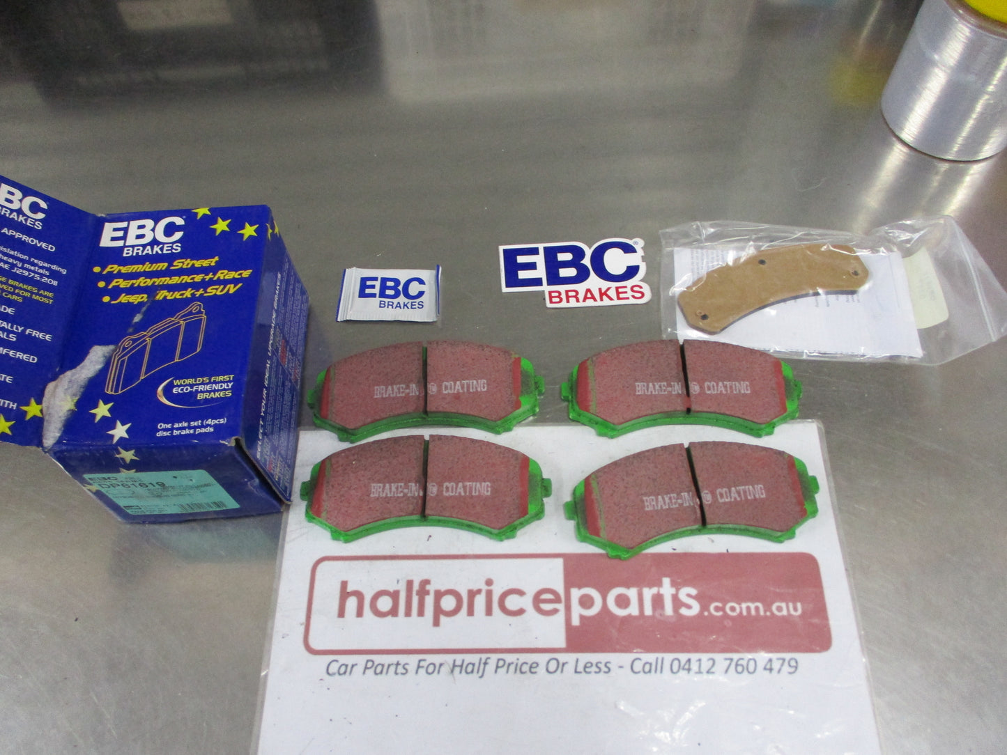 EBC Greenstuff Front Disc Brake Pad Set Suits Mitsubishi Pajero-Grandis New Part