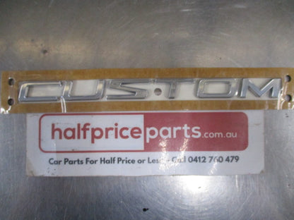 Ford Transit V363 Genuine Rear Chrome Tail Gate Emblem - New Part