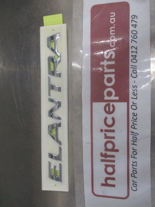 Hyundai Elantra MD Genuine Genuine Chrome Tail Gate Emblem New Part