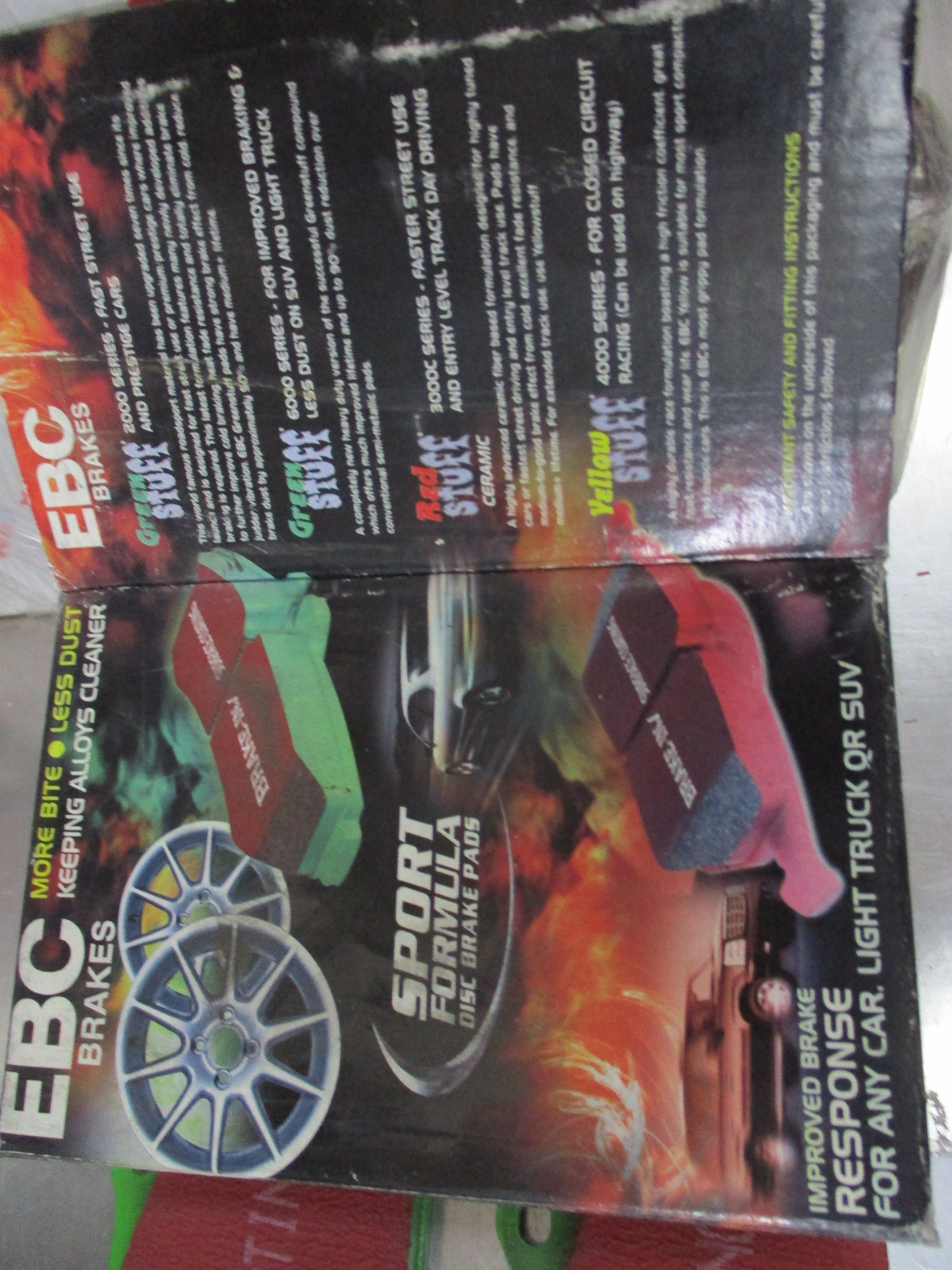 EBC Greenstuff Front Disc Brake Pad Set Suits Peugeot 607 New Part