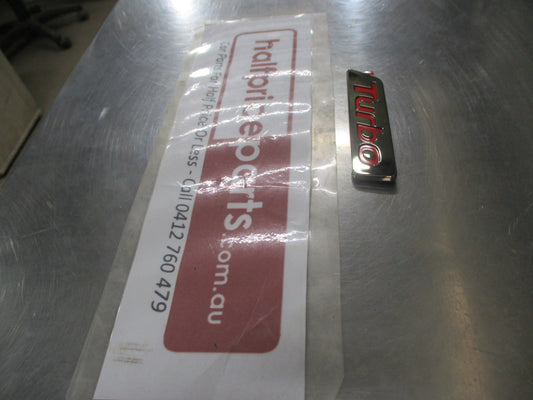 Hyundai Veloster Genuine Left Hand Side Turbo Emblem New Part