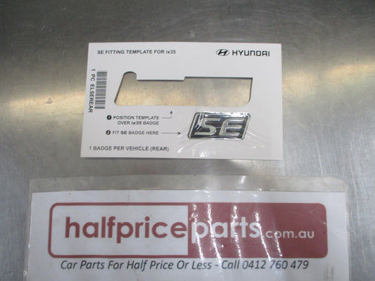Hyundai IX35 Genuine Chrome And Black Boot Emblem New Part