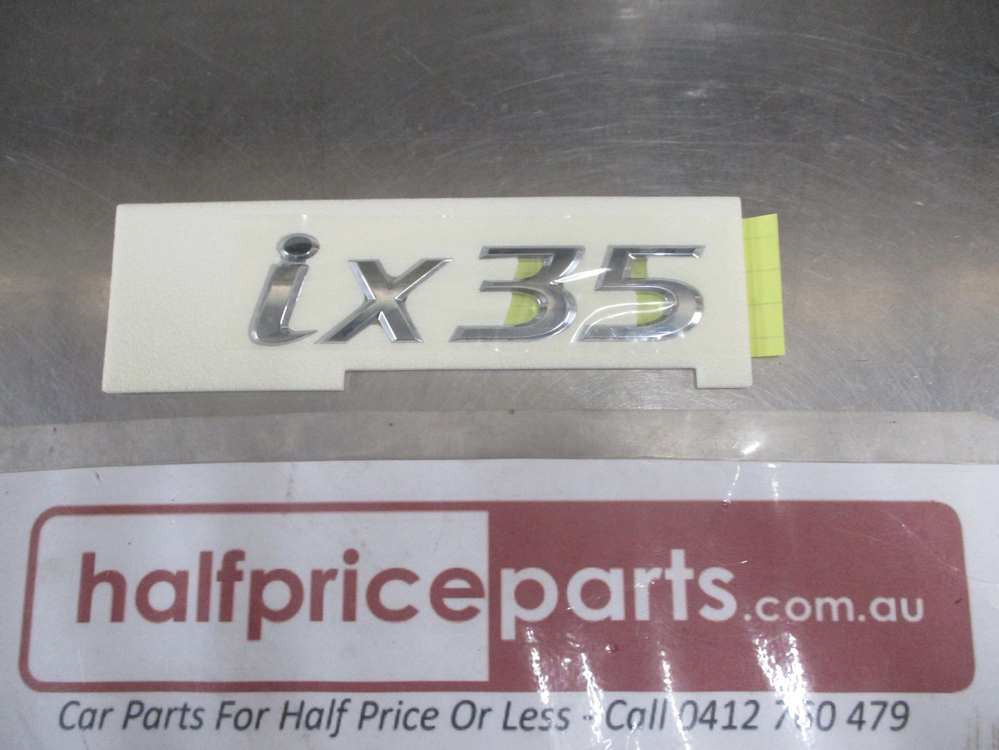 Hyundai iX35 Genuine Rear Chrome Hatch Lid Emblem New Part