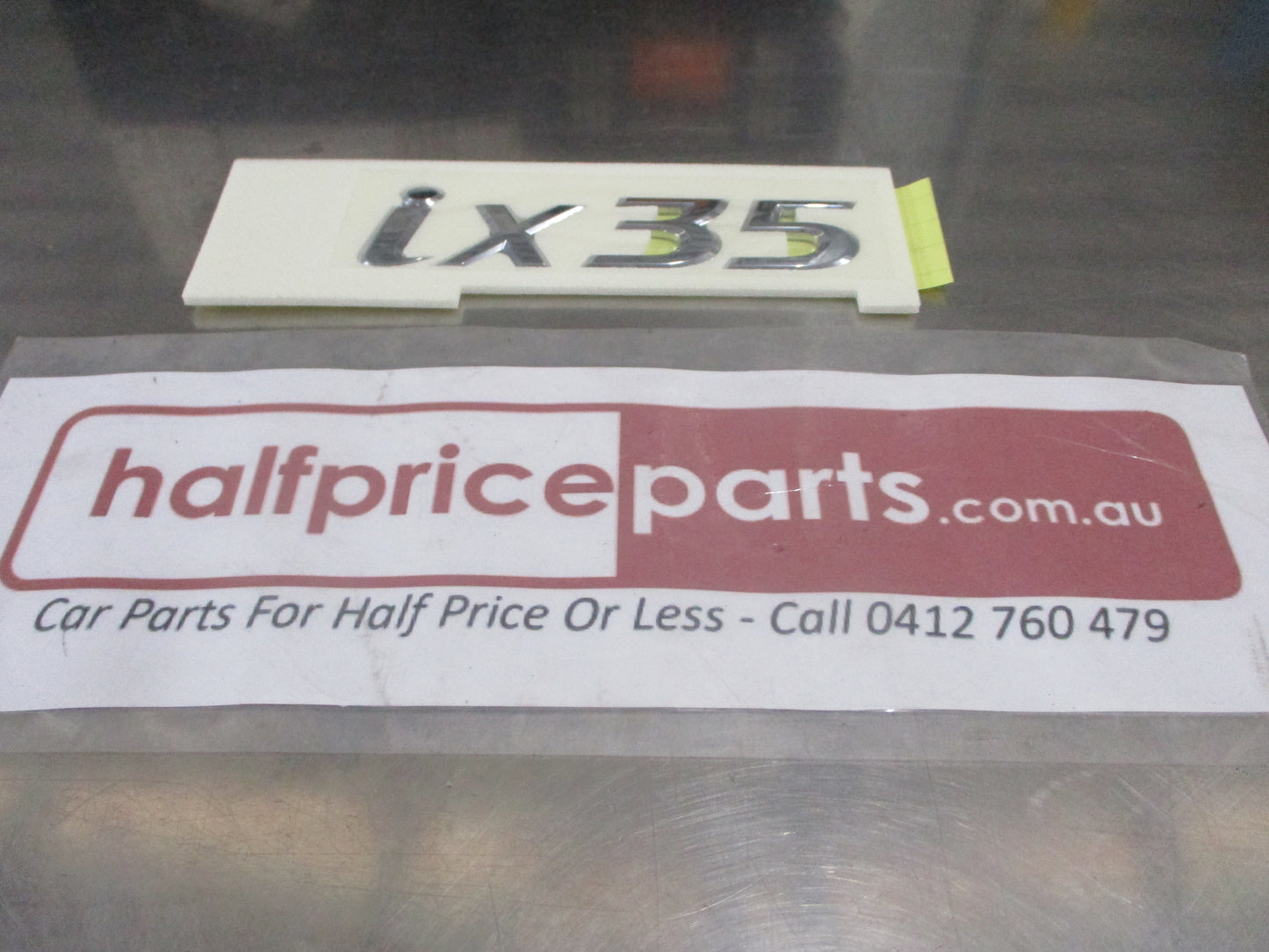 Hyundai iX35 Genuine Rear Chrome Hatch Lid Emblem New Part