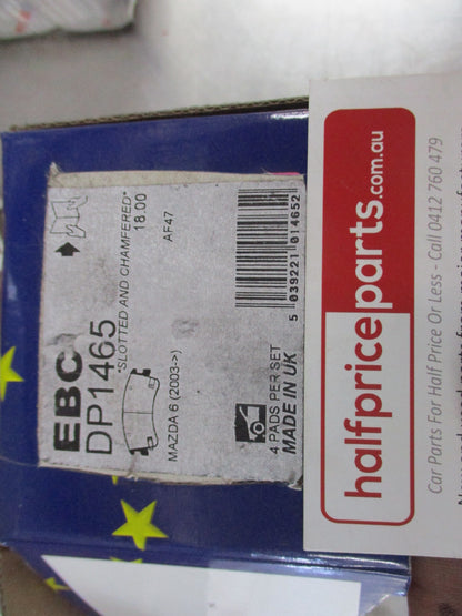 EBC Front Disc Brake Pad Set Suits Mazda 6 New Part