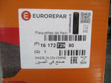 EuroRepar Genuine Front Brake Pad Set To Suit Citroen / Peugeot New Part