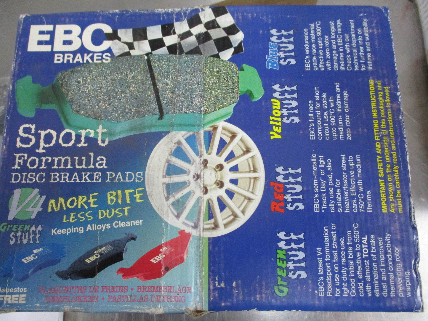 EBC Greenstuff Rear Disc Brak Pad Set Suits Chrysler Neon-PT Cruiser-Sebring New Part