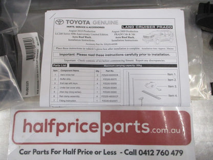 Toyota Genuine Limited Edition Landcruiser 200/Prado 150 Series Roof Racks Complete Kit New Part