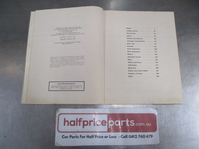 Scientific Publications Ford Escort Workshop Manual No.81 Used
