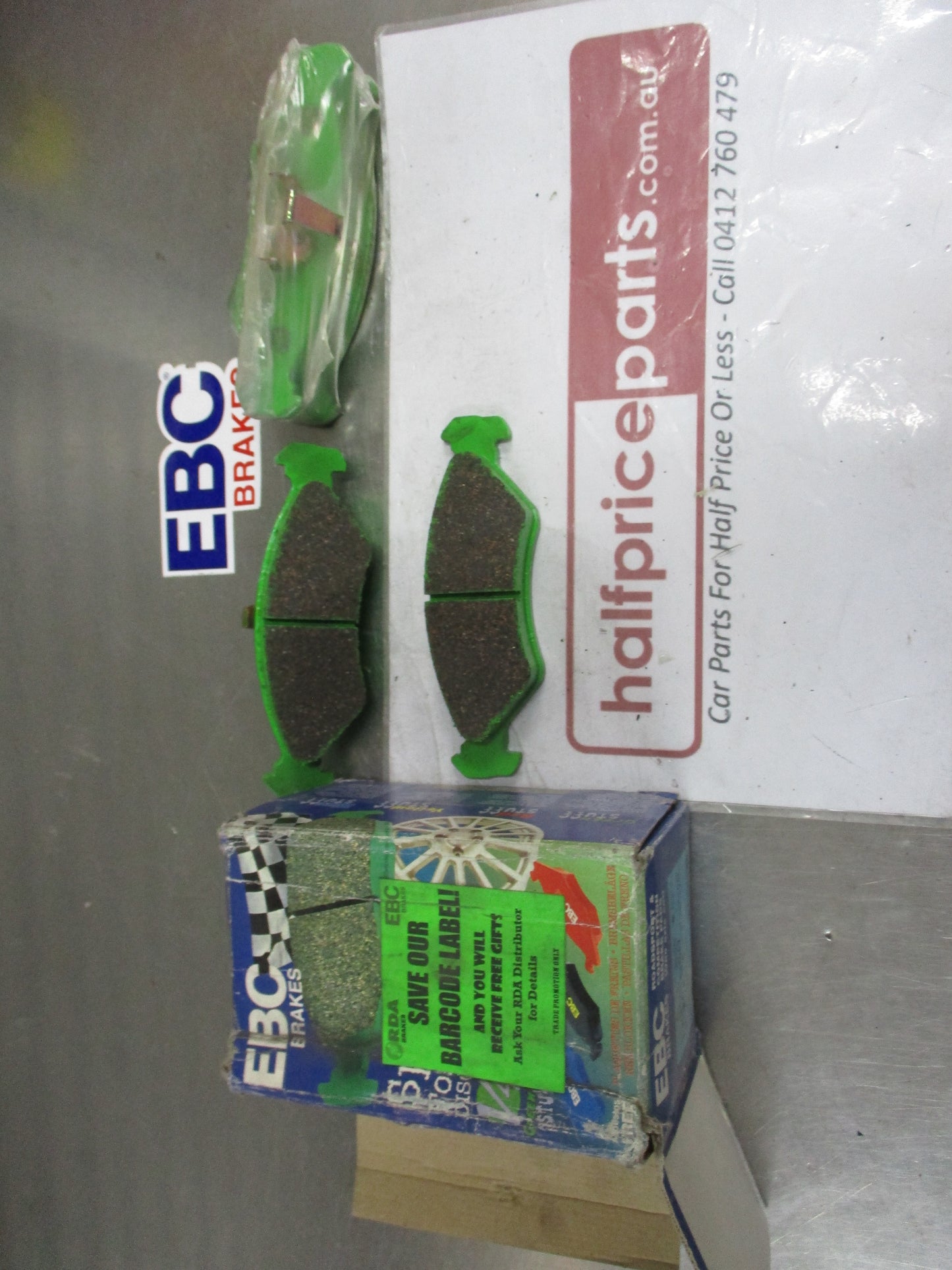 EBC Greenstuff Front Disc Brake Pad Set Suits Ford Fiesta-KA-Mazda 121 New Part
