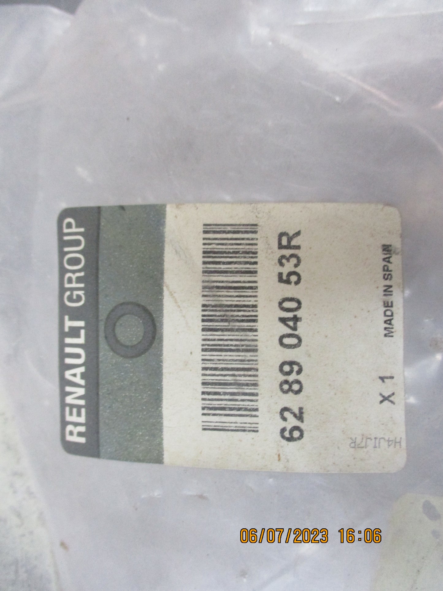 Renault Master III Genuine Front Grille Emblem Chrome New Part