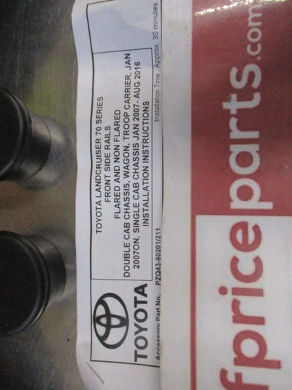 Toyota Landcruiser 70 Series Genuine Front Side Rails Pair New Part