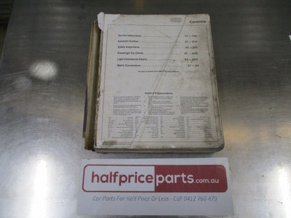 Lubrication & Tune-up Manual 1998 - Used