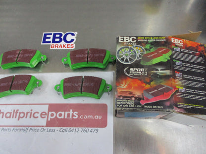 EBC Greenstuff Front Disc Brake Pad Set Suits Peugeot 206-306/Citroen Xsara New Part