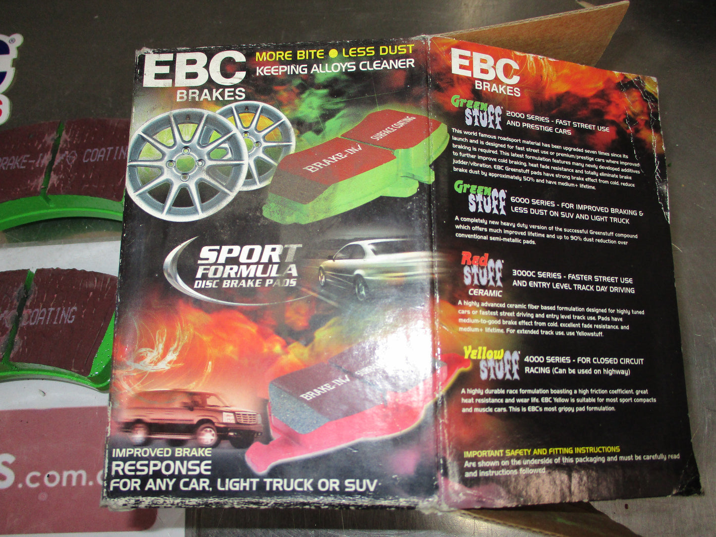 EBC Greenstuff Front Disc Brake Pad Set Suits Peugeot 206-306/Citroen Xsara New Part