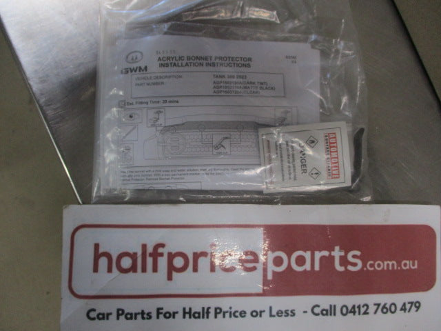 GWM Tank 300 Genuine Clear Bonnet Protector Kit New Part