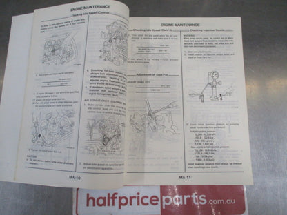 Nissan Genuine LD Series Diesel Engine LD20 & LD20T Service Manual - Used