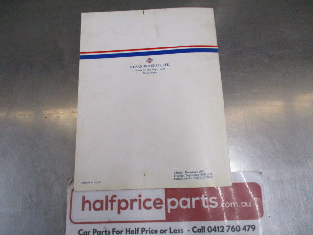 Nissan Genuine LD Series Diesel Engine LD20 & LD20T Service Manual - Used