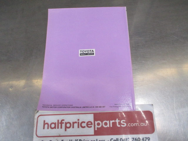 Toyota Avalon Repair Manual For Collision Damage - Used