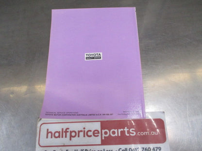 Toyota Avalon Repair Manual For Collision Damage - Used