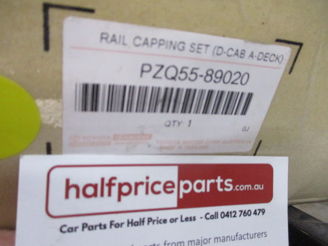 Toyota Hilux Dual Cab Genuine Rail Capping Set New Part