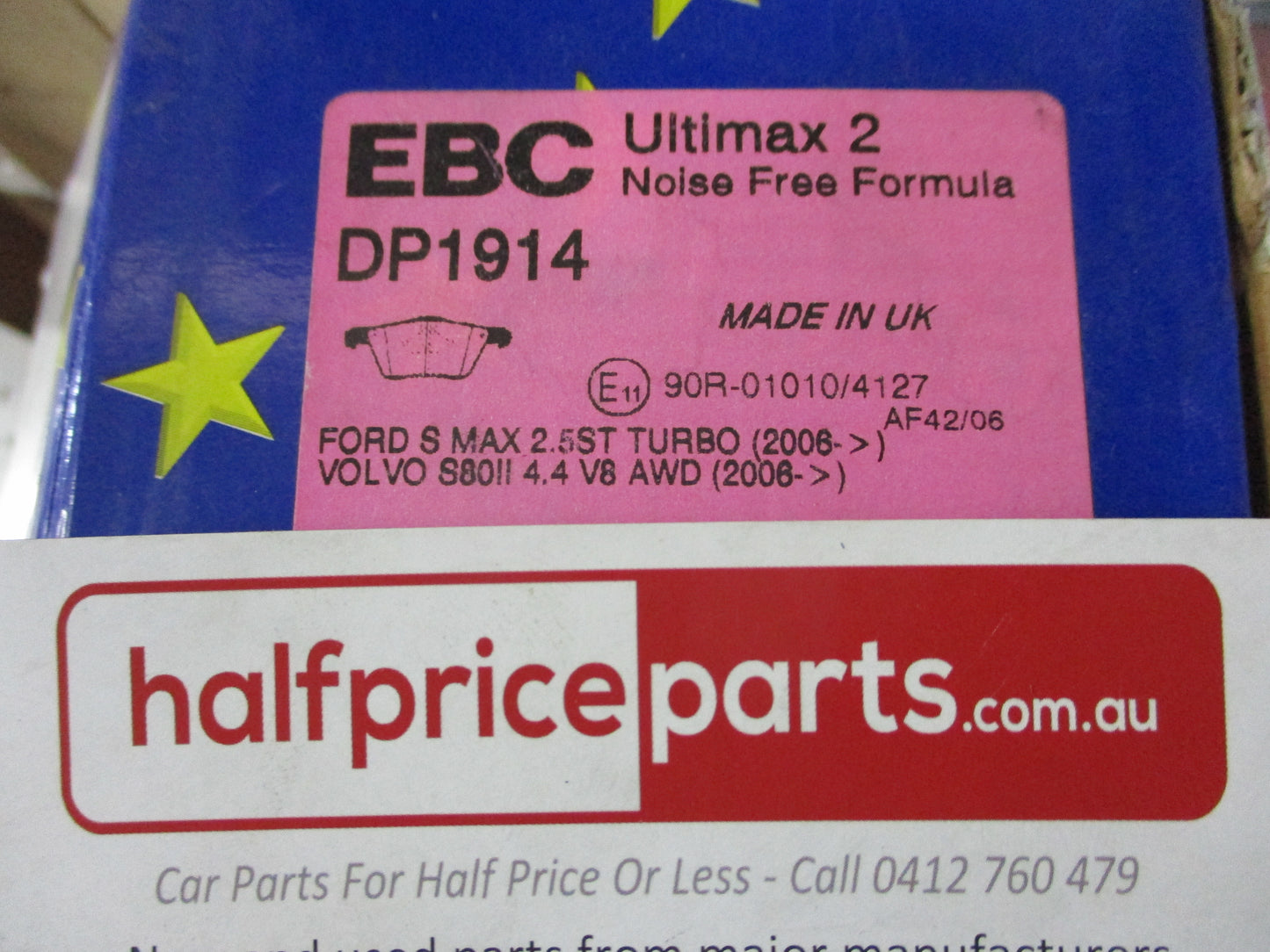 EBC Front Disc Brake Pad Set Suits Ford Mondeo/Focus /Volvo New Part