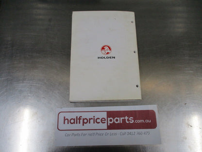Holden Genuine VT Commodore and Calais Service Training Manual -  Used