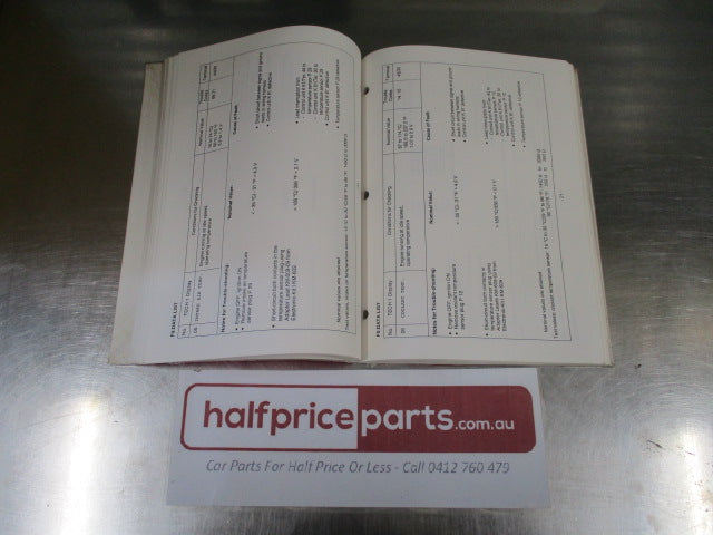 Holden Calibra Genuine Vol 4 Turbocharged Four Wheel Drive Service Instructions - Used Part
